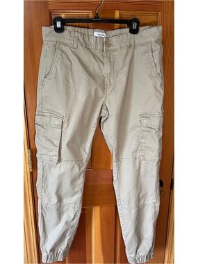 ONLY & SONS Men's Beige Cargo Jogger Pants